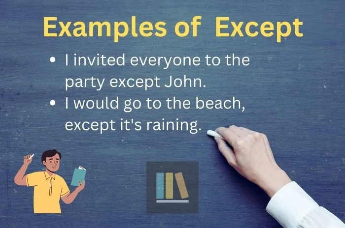 Accept Vs Except 