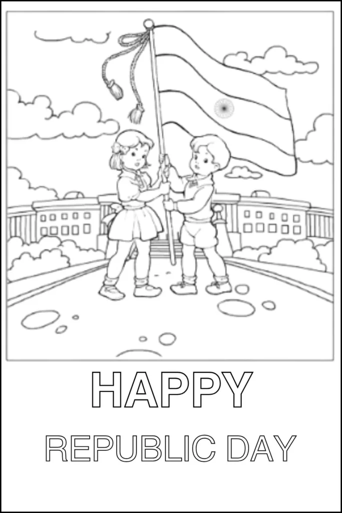 Republic Day Drawing 