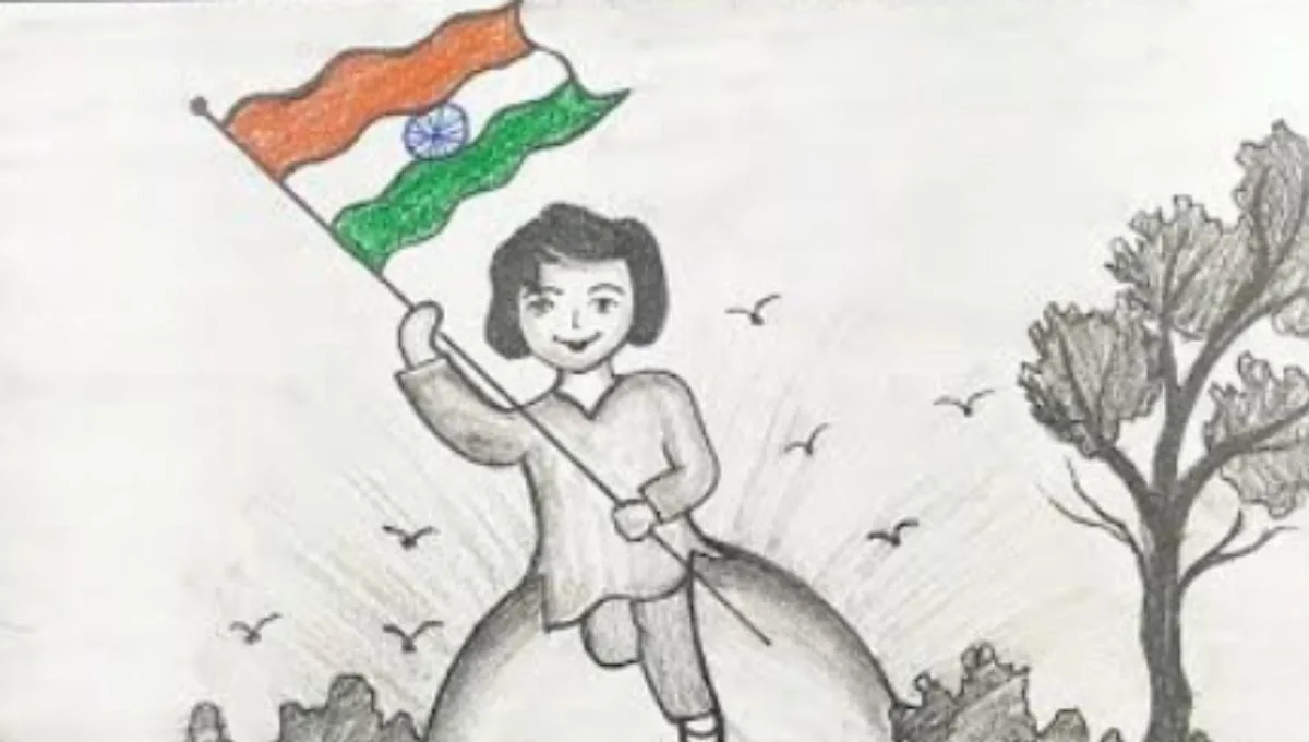 Republic Day drawing for beginners | Drawing Freedom fighters - YouTube-saigonsouth.com.vn